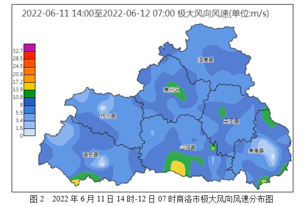 陕西省柞水县发布大风蓝色预警_5