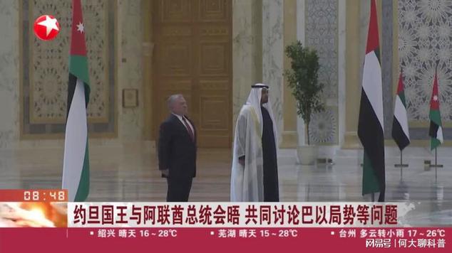 约旦国王与阿联酋总统举行会谈 讨论双边关系和地区局势