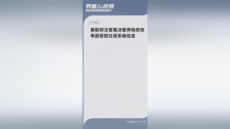 获取海量信息侵犯隐私?美联邦法官与“政府效率部”斗法