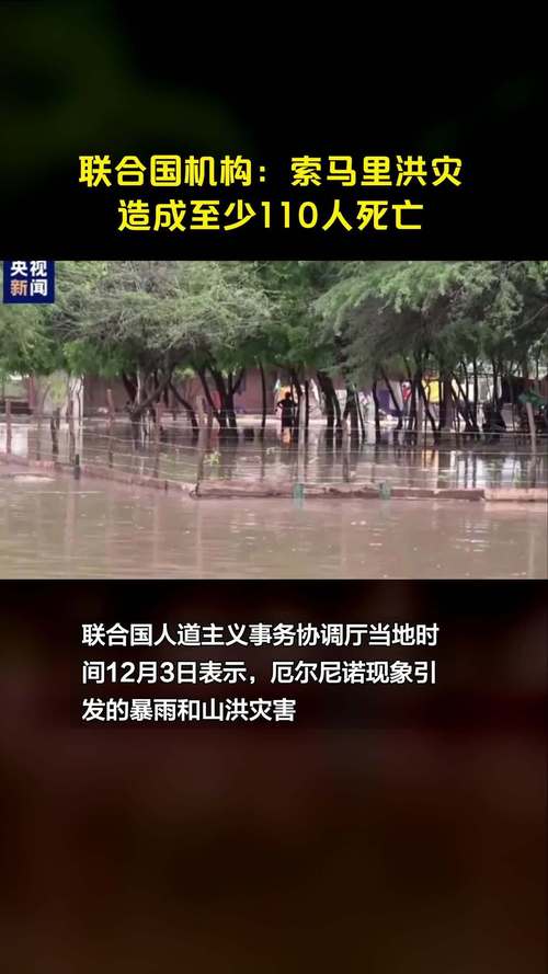 联合国机构:索马里洪灾造成至少110人死亡