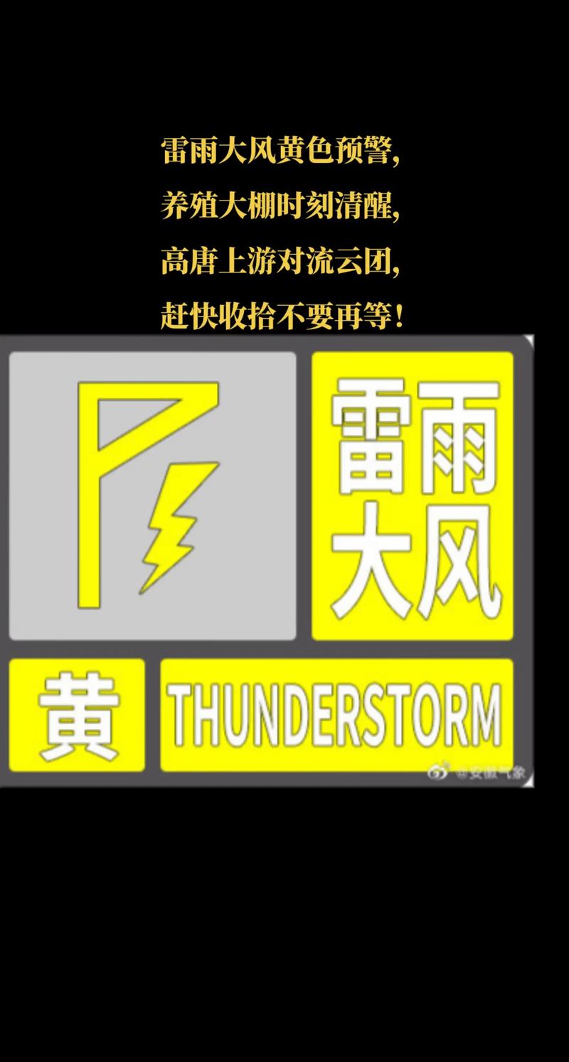 甘肃省崇信县发布雷雨大风黄色预警_1
