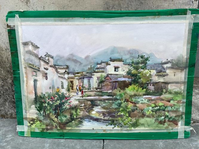 黟县举办国际水彩艺术季活动
