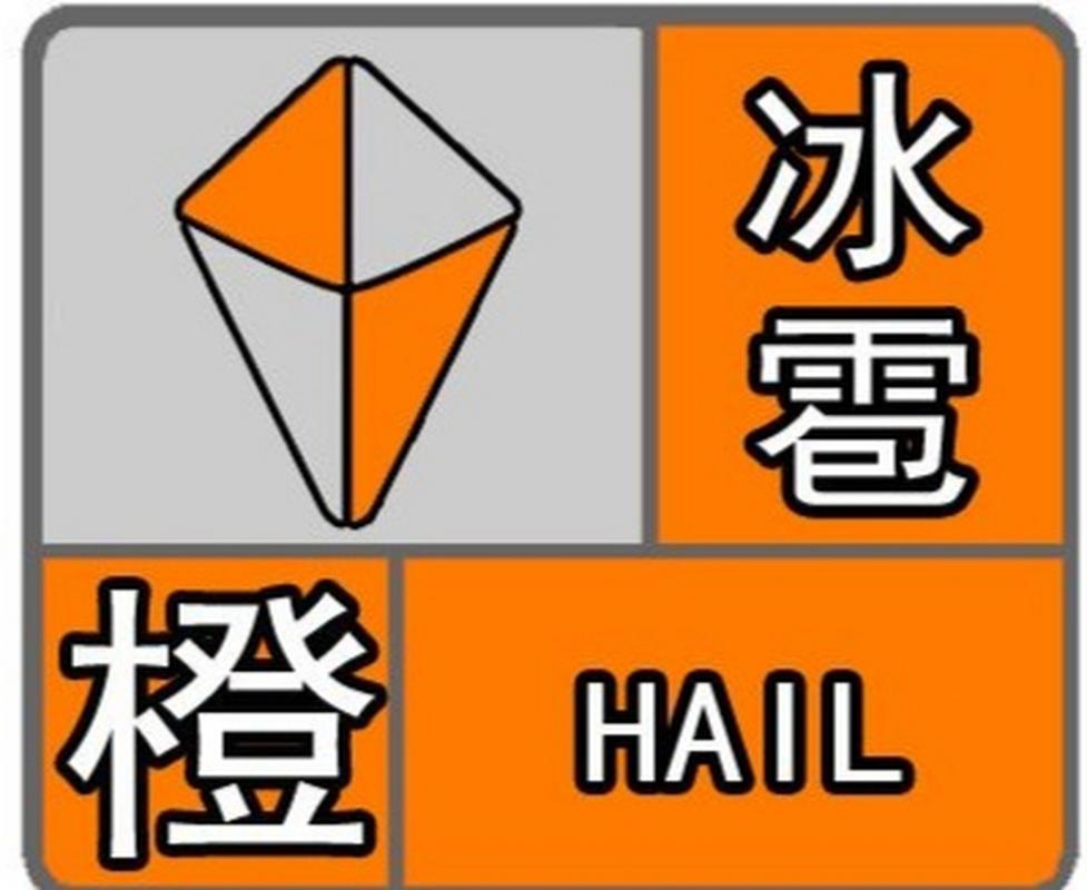 黑龙江省哈尔滨市发布冰雹橙色预警