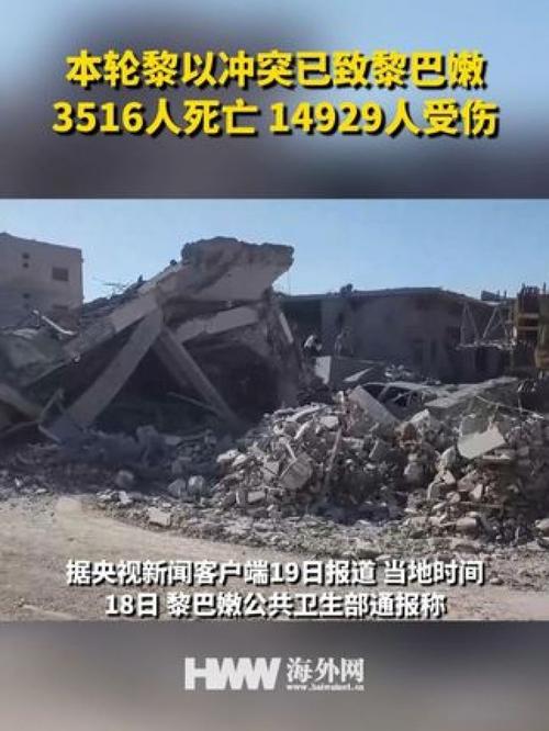黎以冲突爆发以来 黎方已有2306人死亡