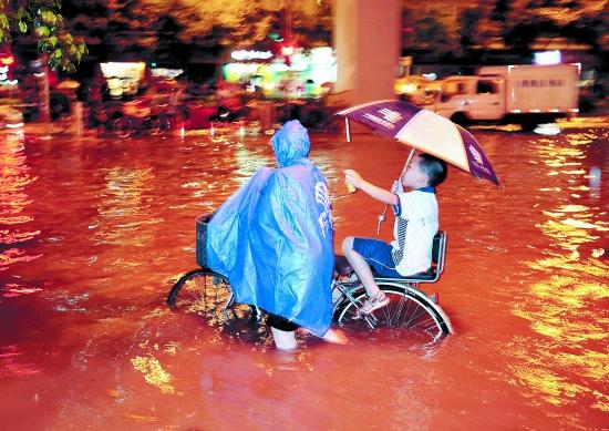 青海省泽库县发布暴雨红色预警
