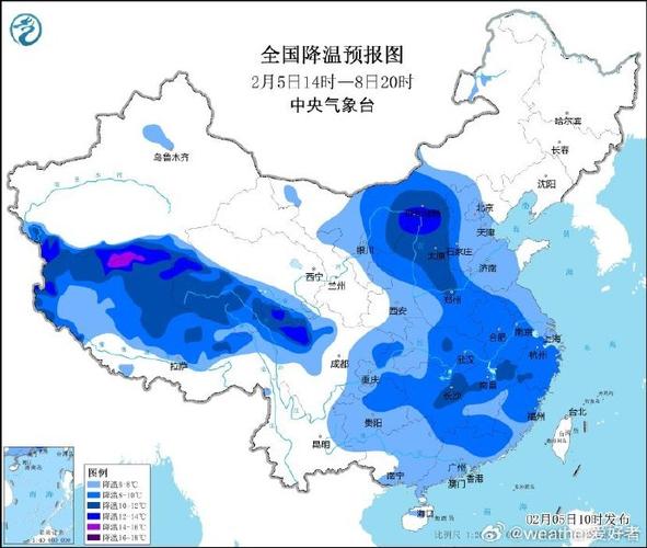 湖北省南漳县发布寒潮蓝色预警