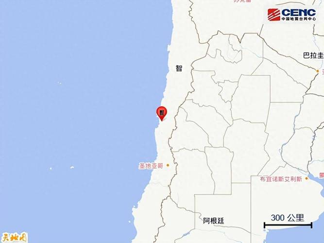 智利中北部地区发生4.6级地震