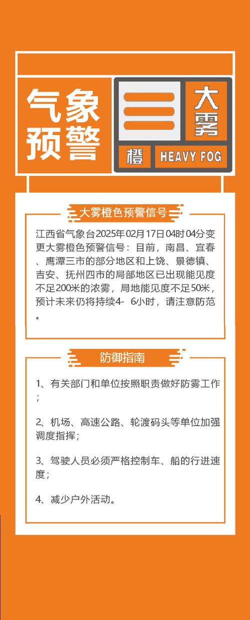江西省共青城市发布大雾黄色预警