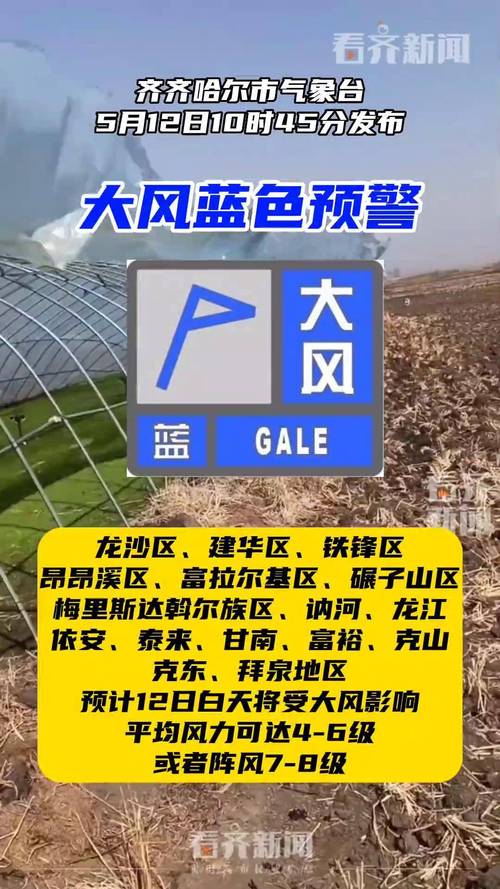黑龙江省勃利县发布大风蓝色预警_3