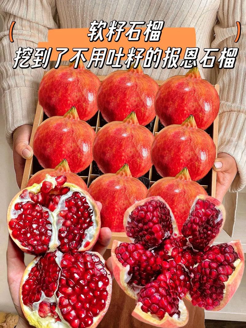 个头大软籽甜 海南有“反季节”红石榴了