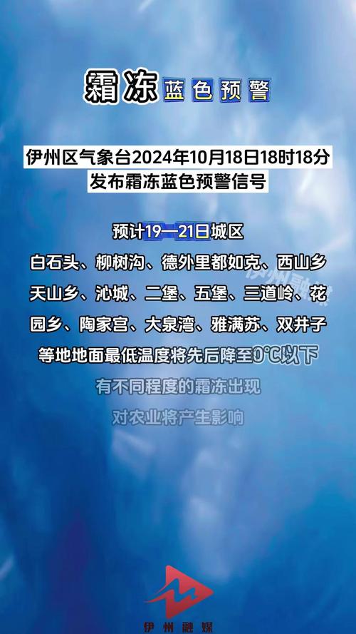 山西省左云县发布霜冻蓝色预警